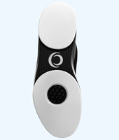 Rookie Bundle - Women's Left Hand - Orange Fiberglass Broom -  Black Voltaje Shoes - Choice of Gripper Colour