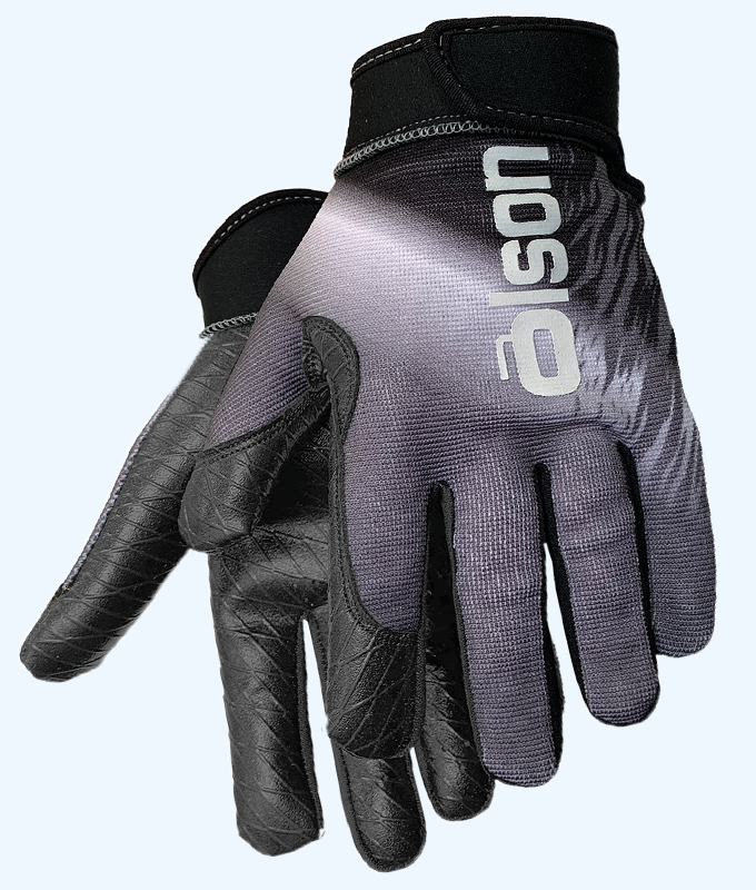 Friction Unisex Curling Gloves Grey/Black