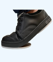 Men's Genesis Black Leather 1/4" Flex Perimeter (RH)