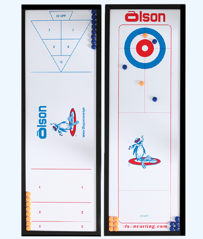 Mini Curl & Shuffleboard Game Huge Curling Savings Canada