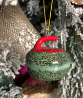 Curling Rock Tree Ornament