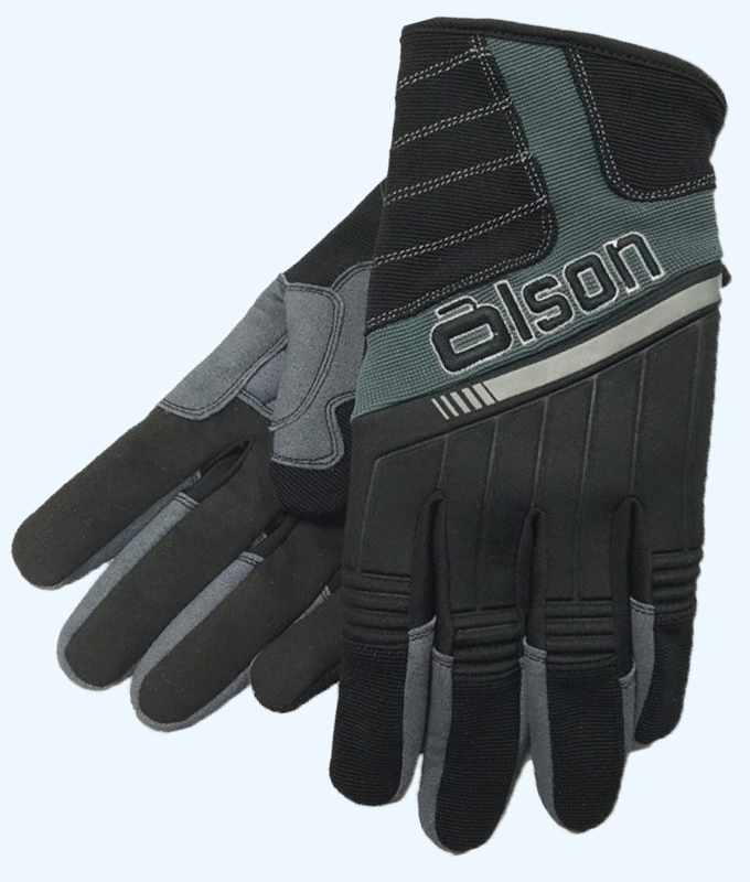Women's Unisex V-Flex Curling Gloves - Black/Charcoal