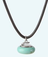 Jade Stone Curling Rock Necklace - In 3D