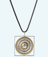 Curling House Necklace with Border