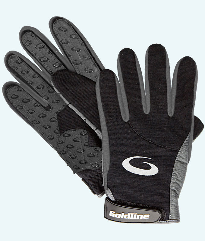 Women's Black with Charcoal Precision Curling Gloves