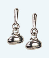 Curling Rock Drop Earrings