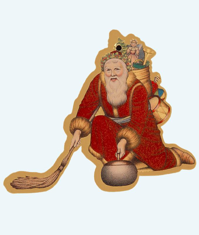 Father Christmas Tree Ornaments (Pack of 3)