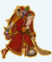 Father Christmas Tree Ornaments (Pack of 3)