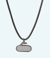 Glitter Stone Curling Rock Necklace - In 2D