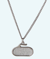 Glitter Stone Curling Rock Necklace - In 2D