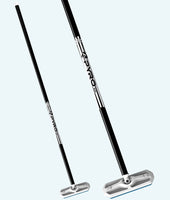 PYRO Flat Shaft Black Fiberglass Broom